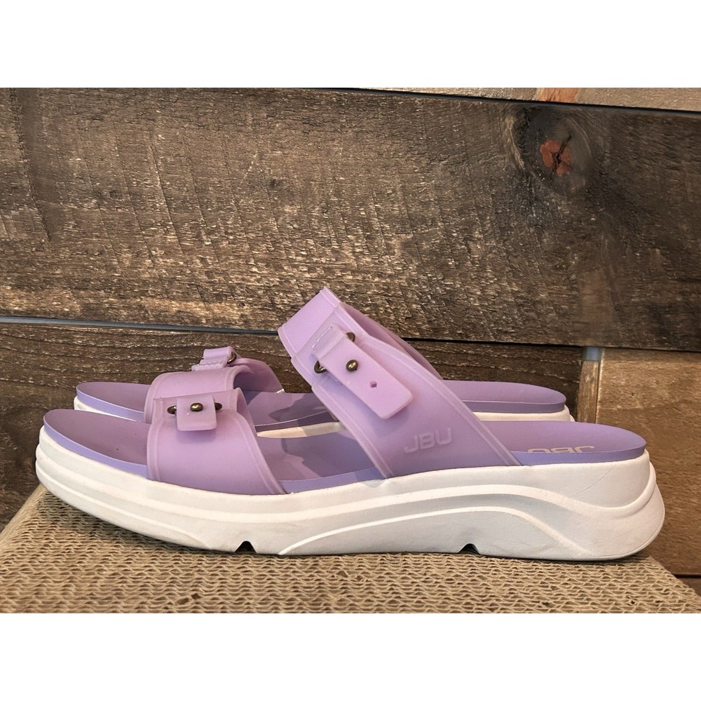 JBU by Jambu Women's US 8.5 Fenton Purple Platform Water Ready Sandals‎ Slides